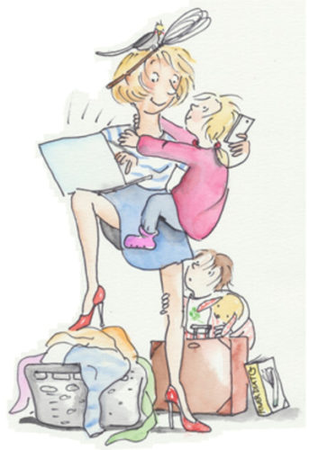 Care-Arbeit - Zeichnung © Julia Ginsberg Care-Arbeit - Zeichnung © Julia Ginsberg